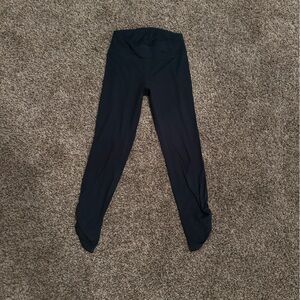 Gilly Hicks hunter green Leggings with pleats ankles